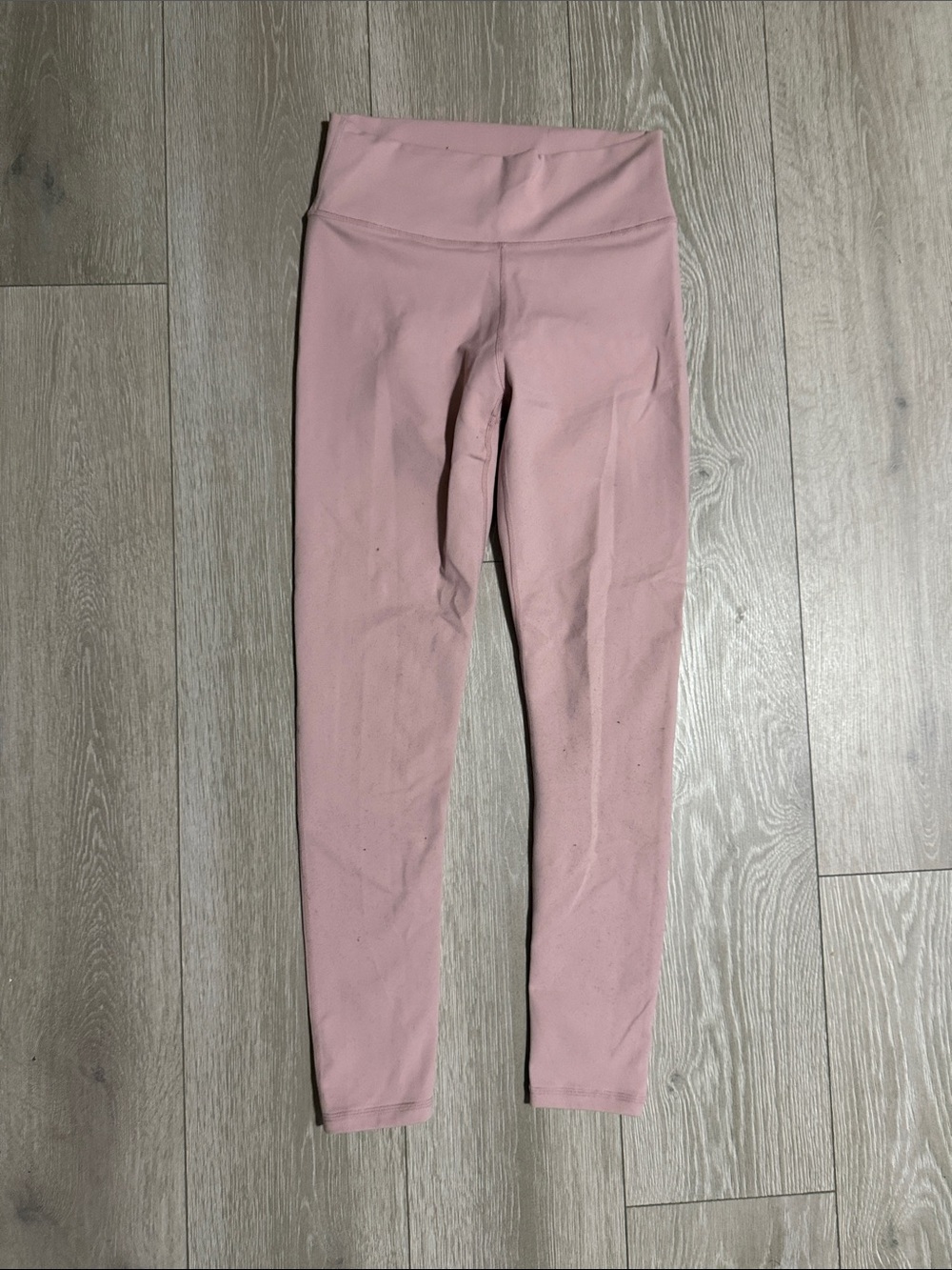 Fabletics Light Pink High-Waist Girls' Leggings